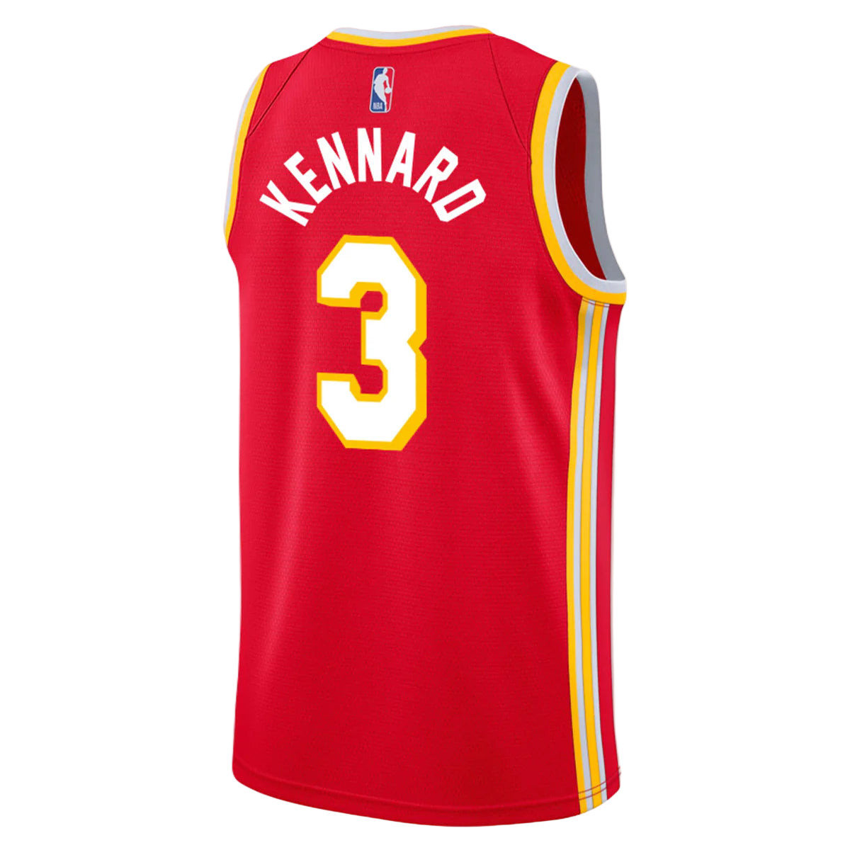 Luke Kennard #3 Atlanta Hawks Red Icon Jersey