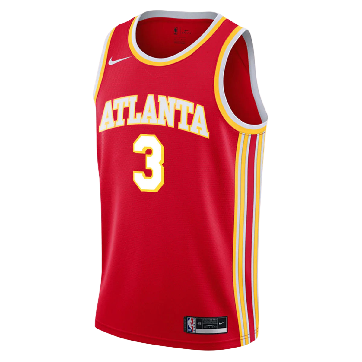 Luke Kennard #3 Atlanta Hawks Red Icon Jersey