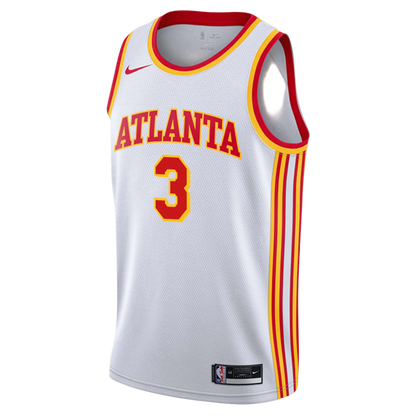 Luke Kennard #3 Atlanta Hawks White Association Jersey