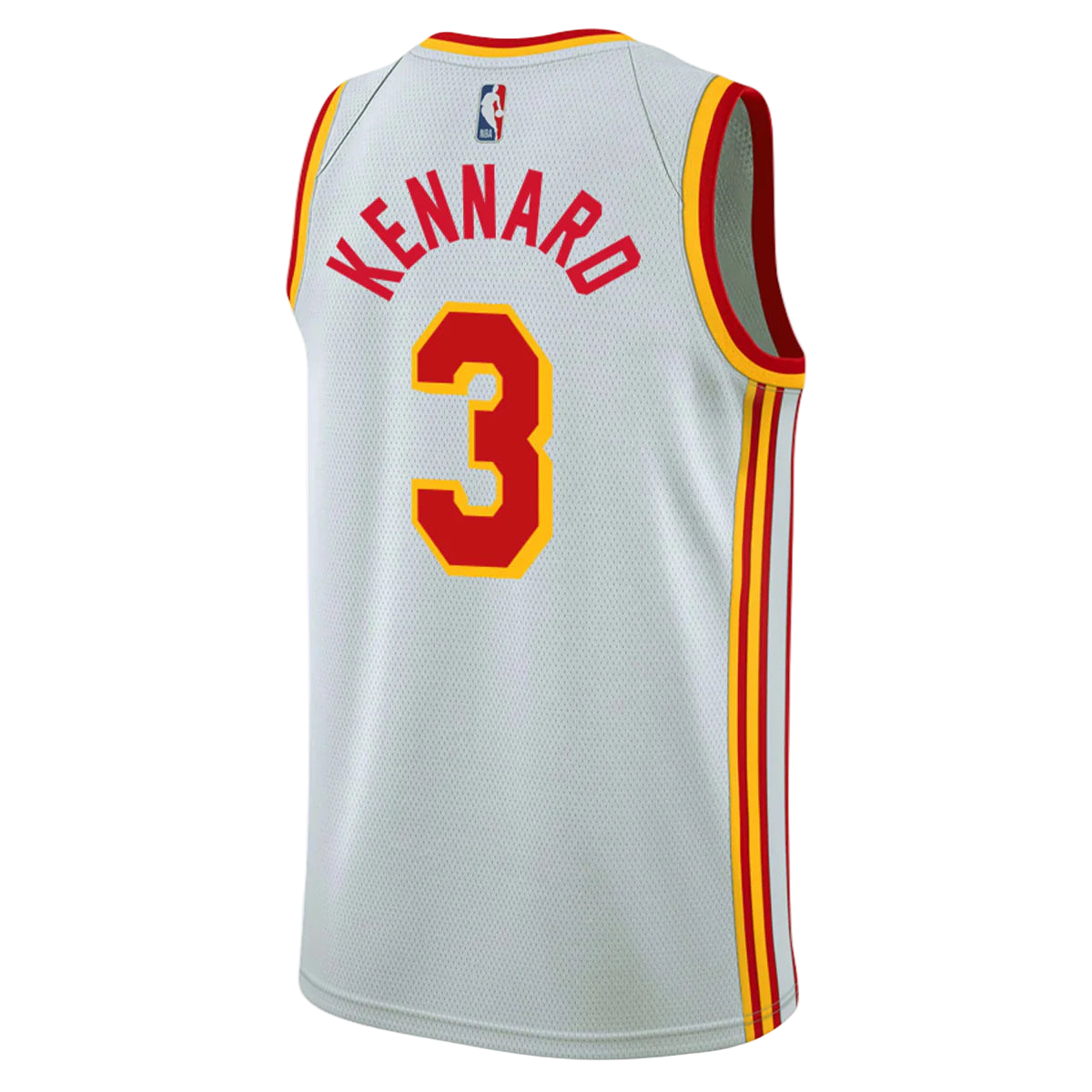 Luke Kennard #3 Atlanta Hawks White Association Jersey