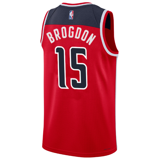 Malcolm Brogdon #15 Washington Wizards Red Icon Jersey
