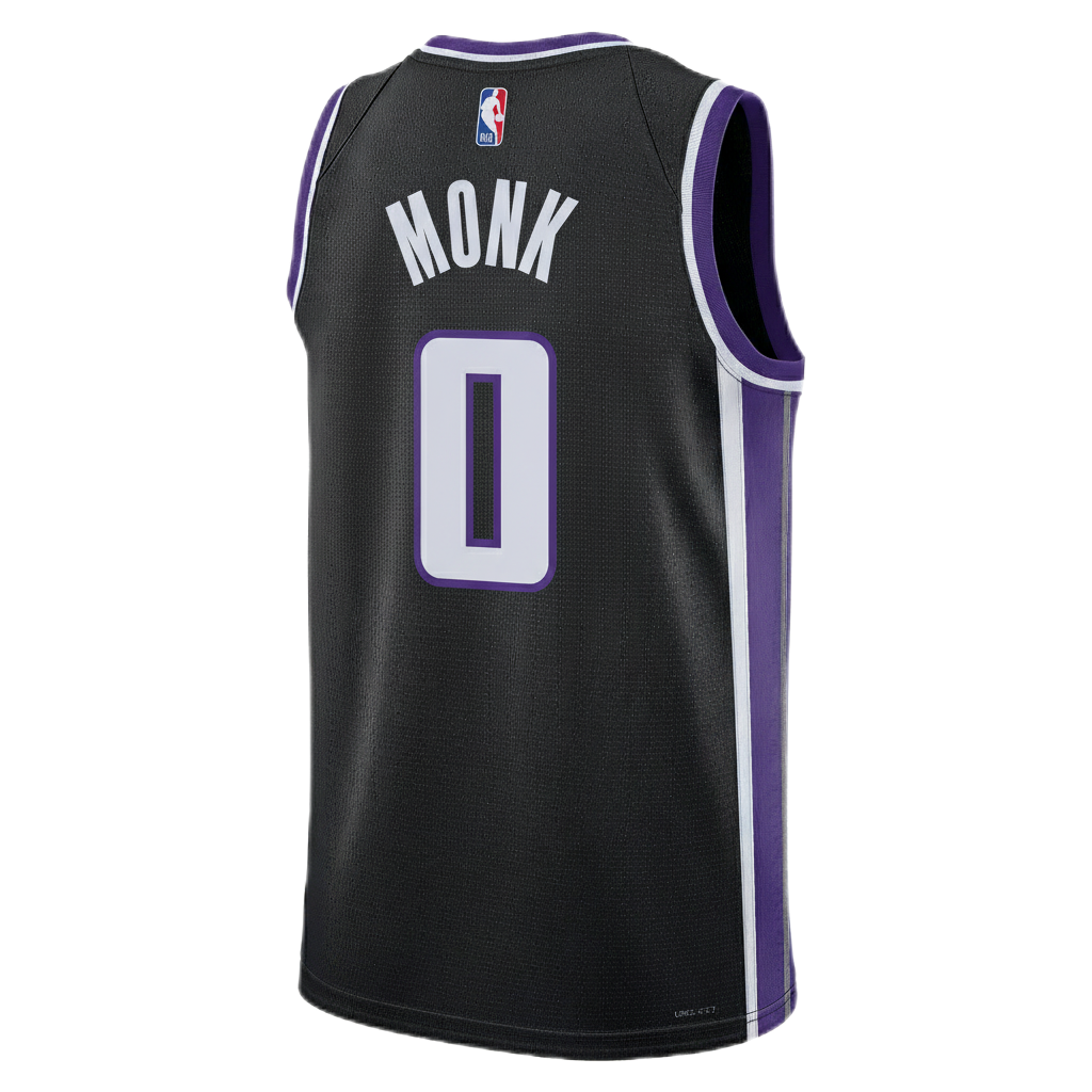 Malik Monk #0 Sacramento Kings Black Icon Jersey