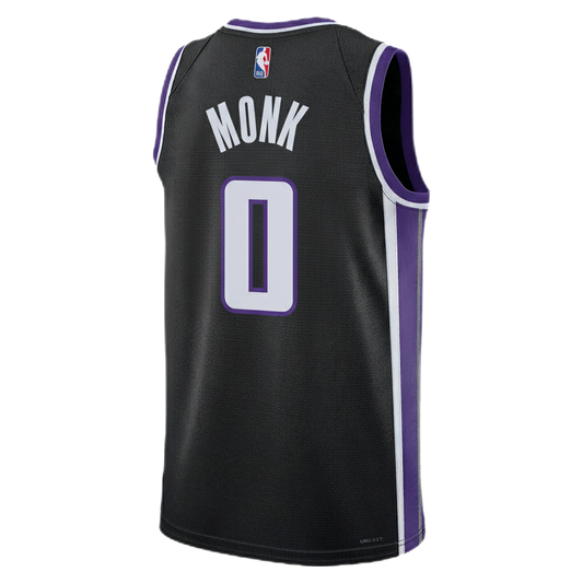Malik Monk #0 Sacramento Kings Black Icon Jersey