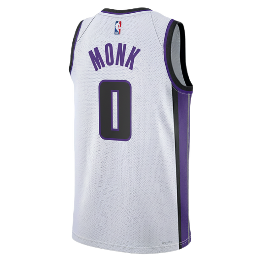 Malik Monk #0 Sacramento Kings White Association Jersey
