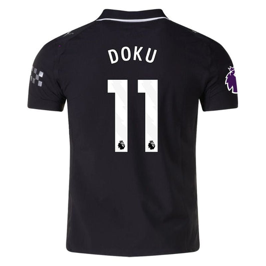 Manchester City 25/26 Away Jersey Doku #11 back