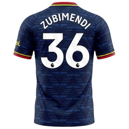 Arsenal 26/27 Away Jersey Martín Zubimendi #36