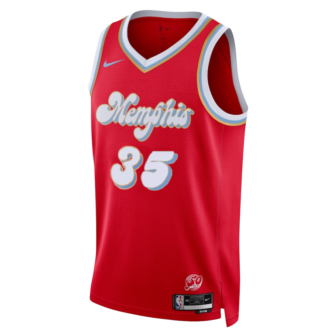 Marvin Bagley III #35 Memphis Grizzlies Red City Edition Jersey