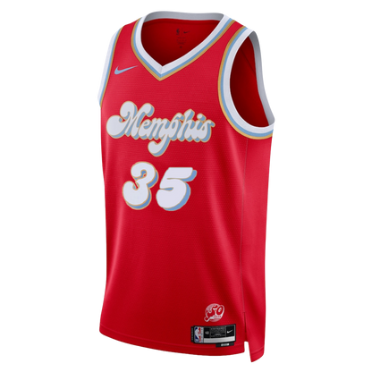 Marvin Bagley III #35 Memphis Grizzlies Red City Edition Jersey