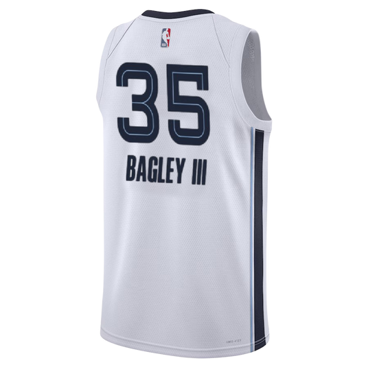 Marvin Bagley III #35 Memphis Grizzlies White Association Jersey