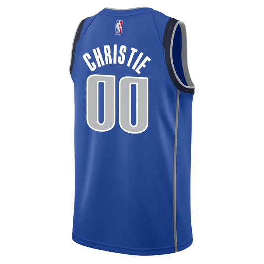 Max Christie #00 Dallas Mavericks Blue Icon Jersey