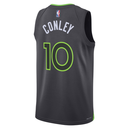 Conley #10 Minnesota Timberwolves Charcoal Statement Jersey