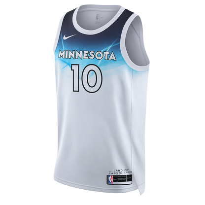 Mike Conley #10 Minnesota Timberwolves White City Edition Jersey