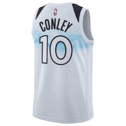 Mike Conley #10 Minnesota Timberwolves White City Edition Jersey