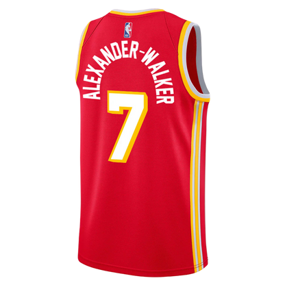 Nickeil Alexander-Walker #7 Atlanta Hawks Red Icon Jersey
