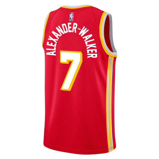 Nickeil Alexander-Walker #7 Atlanta Hawks Red Icon Jersey
