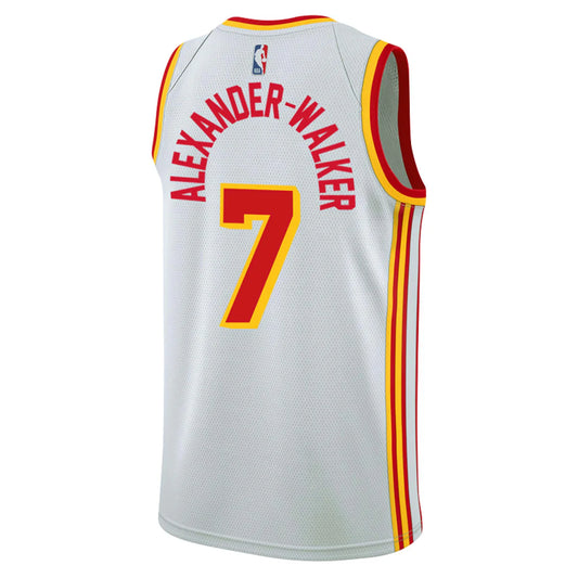 Nickeil Alexander-Walker #7 Atlanta Hawks White Association Jersey