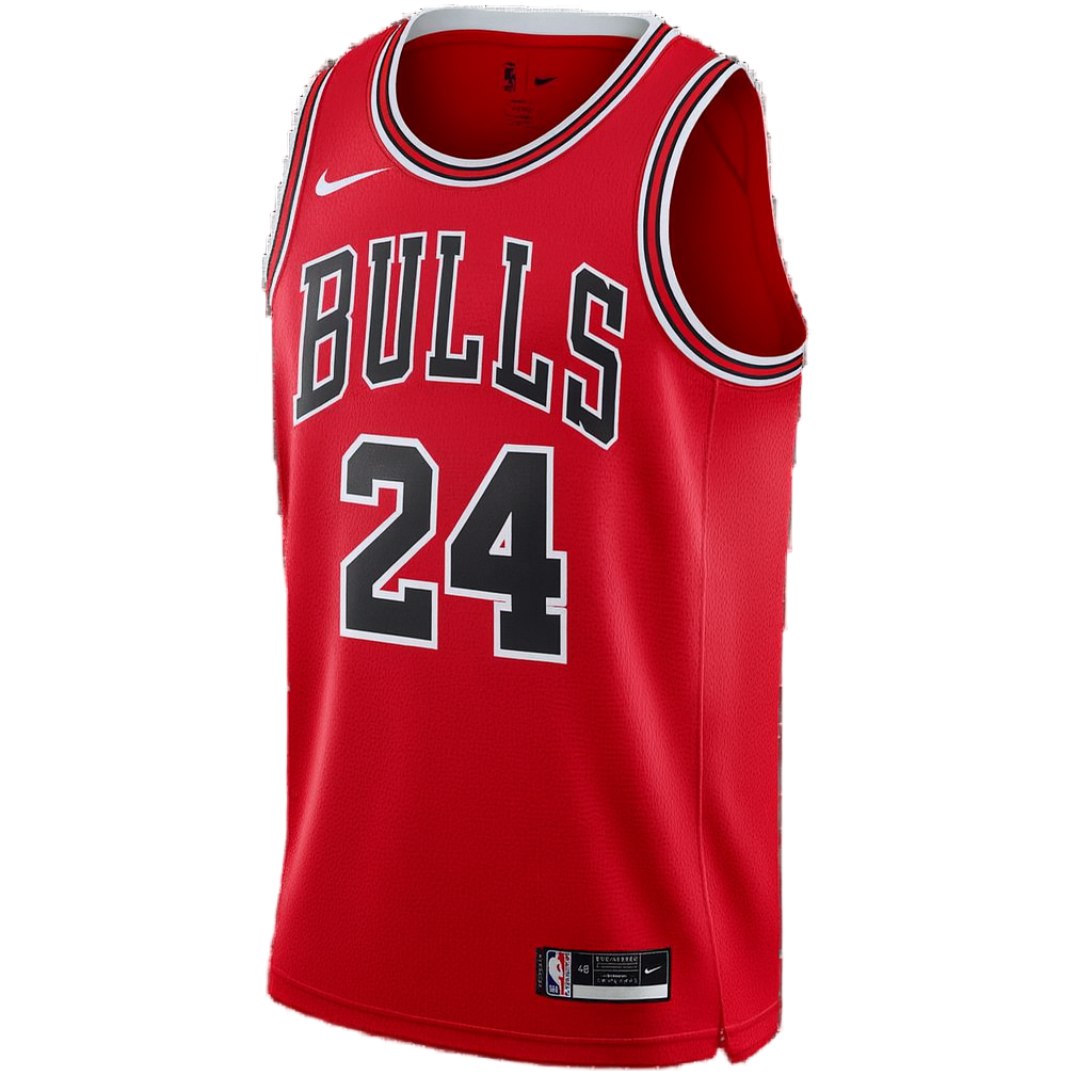 Noa Essengue #24 Chicago Bulls Red Icon Jersey