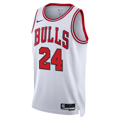 Noa Essengue #24 Chicago Bulls White Association Jersey