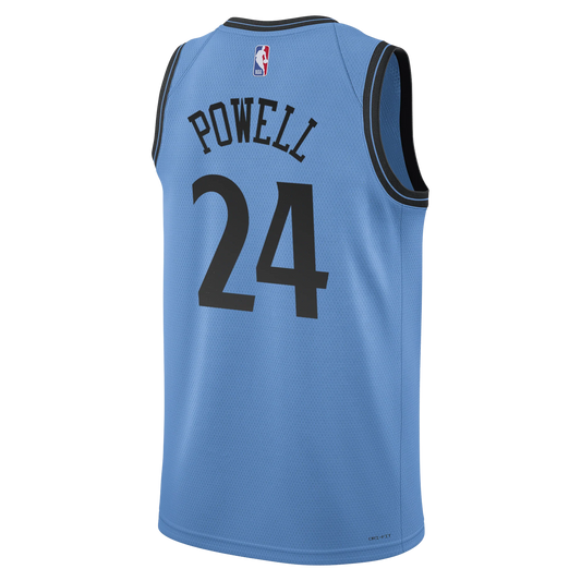 Norman Powell #24  LA Clippers Light Blue City Edition Jersey