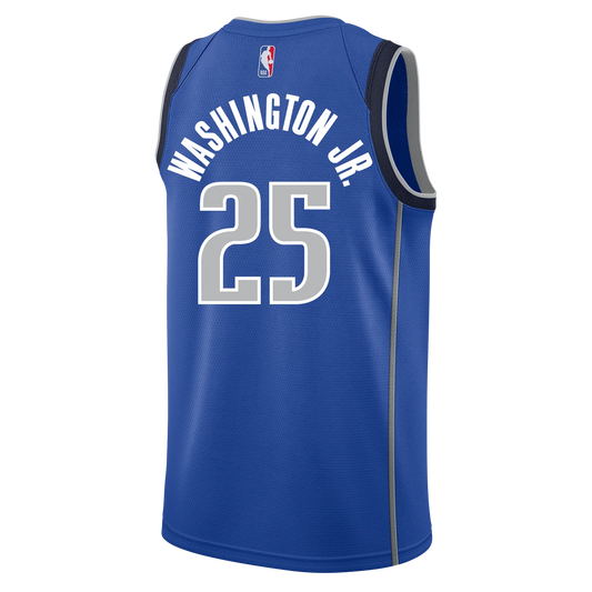 P.J. Washington #25 Dallas Mavericks Blue Icon Jersey