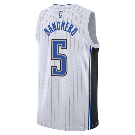 Paolo Banchero #5 Orlando Magic White Association Jersey