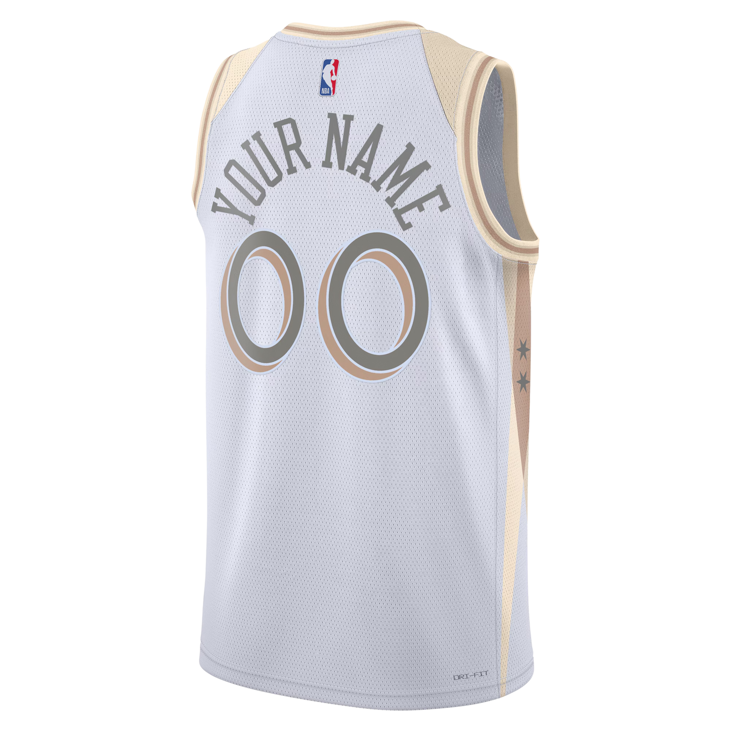 Personalized Chicago Bulls White City Edition Jersey