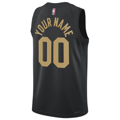 Personalized Cleveland Cavaliers Black Statement Jersey