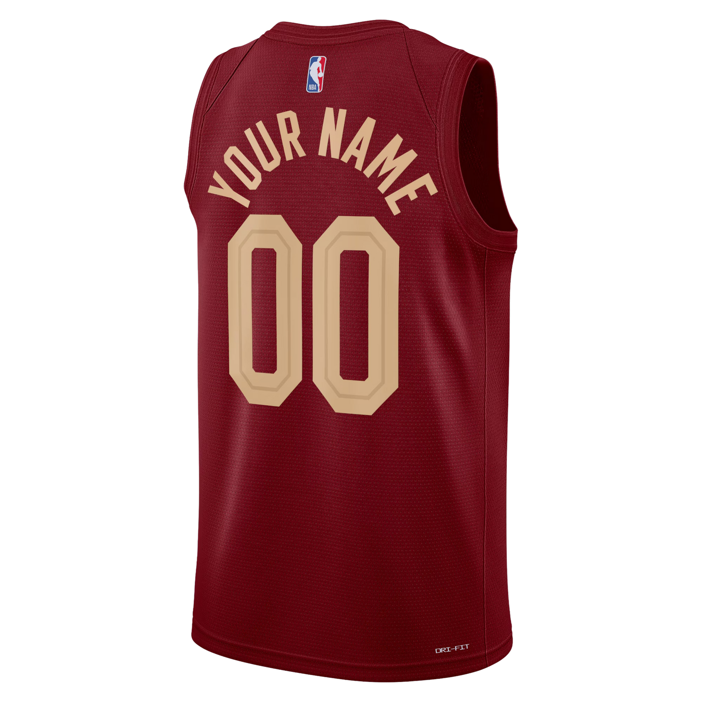 Personalized Cleveland Cavaliers Burgundy Icon Jersey