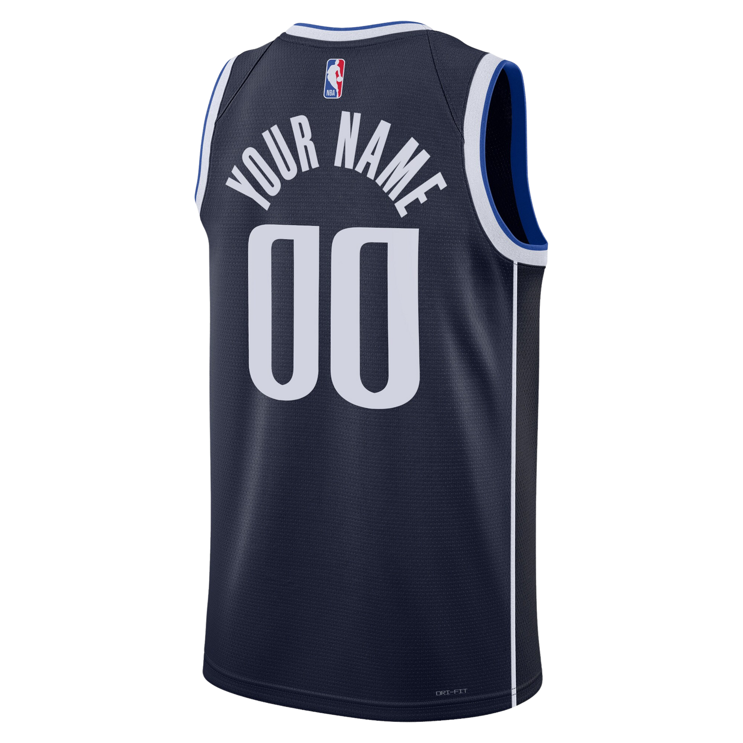 Custom Dallas Mavericks Navy Statement Personalized Jersey