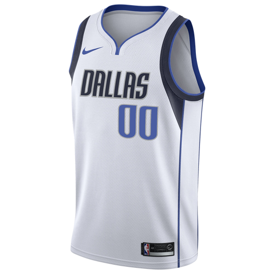 Custom Dallas Mavericks White Association Personalized Jersey