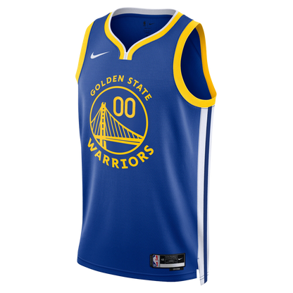 Personalized Golden State Warriors Royal Blue Icon Jersey