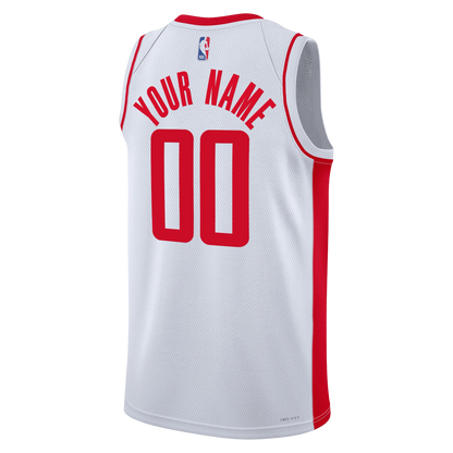 Personalized Houston Rockets White Association Jersey