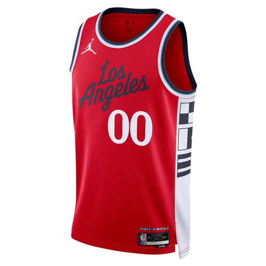 Personalized LA Clippers Red Statement Jersey