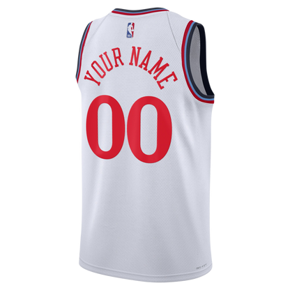 Personalized LA Clippers White Association Jersey