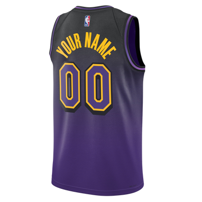 Personalized Los Angeles Lakers Purple City Edition Jersey