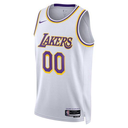 Personalized Los Angeles Lakers White Association Jersey