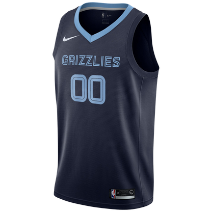Personalized Memphis Grizzlies Navy Icon Jersey