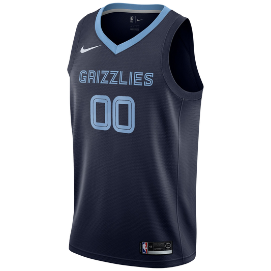 Personalized Memphis Grizzlies Navy Icon Jersey