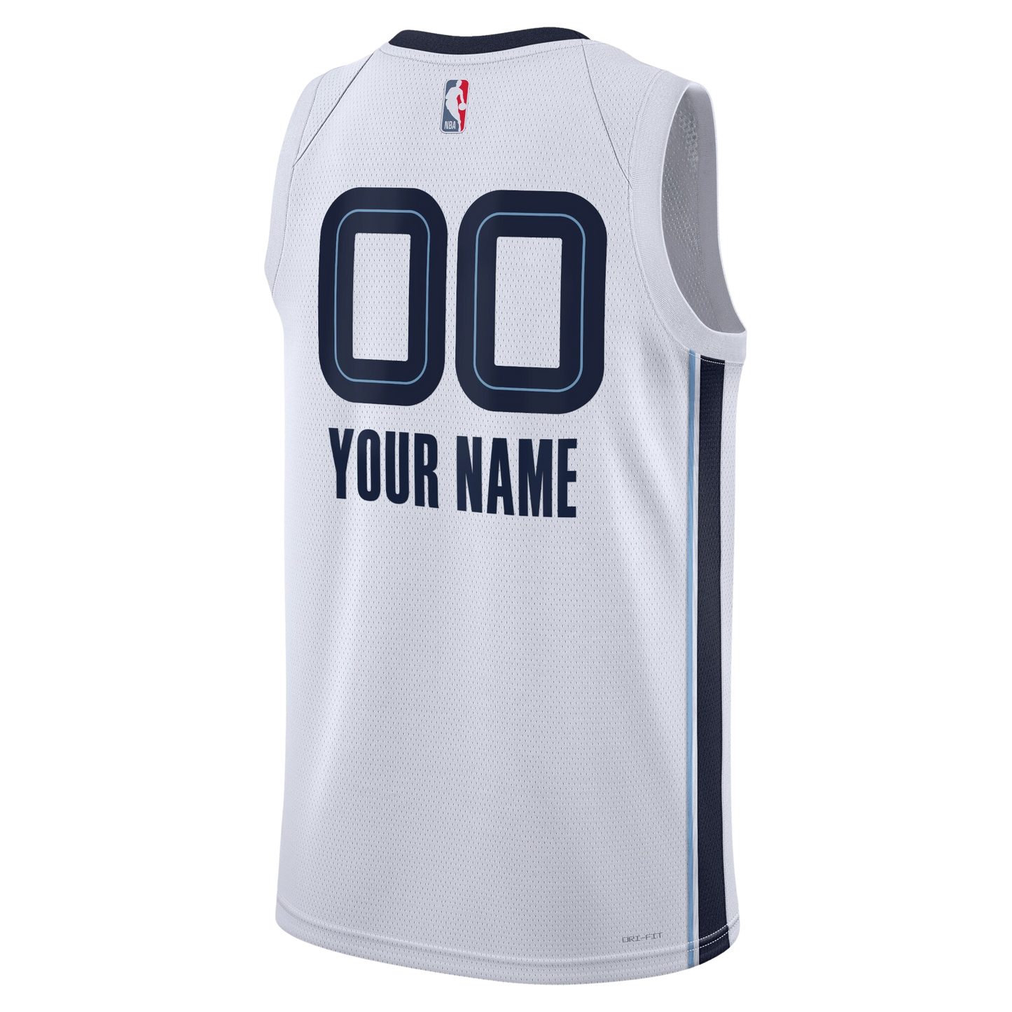 Personalized Memphis Grizzlies White Association Jersey