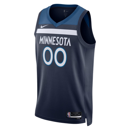 Personalized Minnesota Timberwolves Navy Icon Jersey