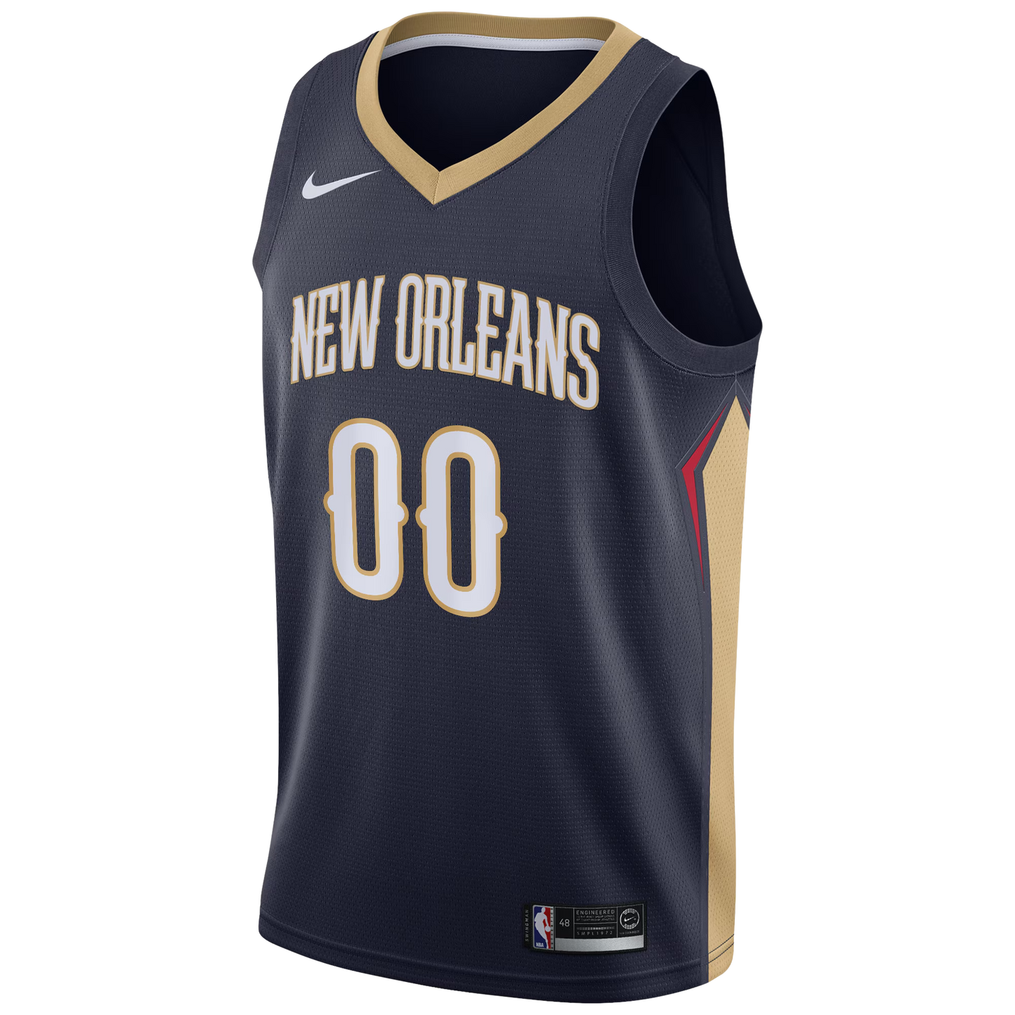 Personalized New Orleans Pelicans Navy Icon Jersey