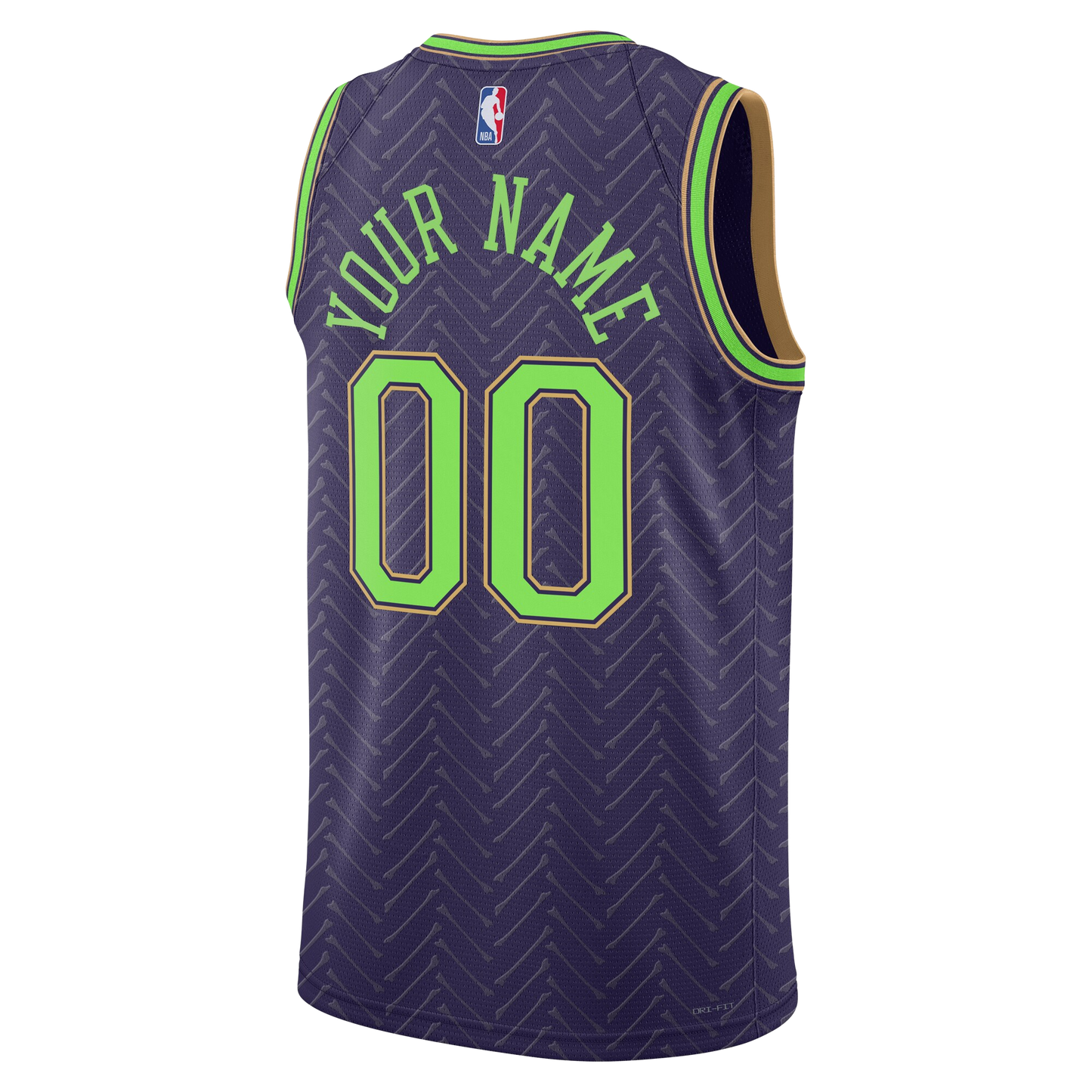 Personalized New Orleans Pelicans Purple City Edition Jersey