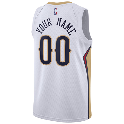 Personalized New Orleans Pelicans White Association Jersey