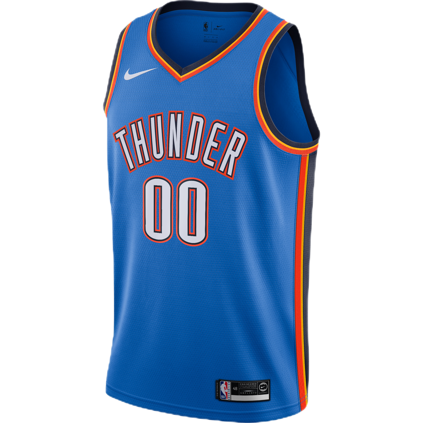 Personalized Oklahoma City Thunder Blue Icon Jersey