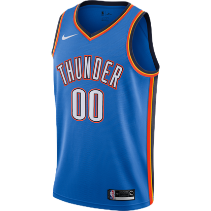 Personalized Oklahoma City Thunder Blue Icon Jersey