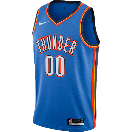 Personalized Oklahoma City Thunder Blue Icon Jersey