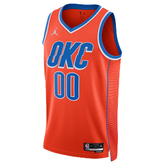 Personalized Oklahoma City Thunder Orange Statement Jersey