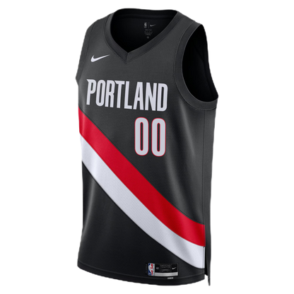 Personalized Portland Trail Blazers Black Icon Jersey