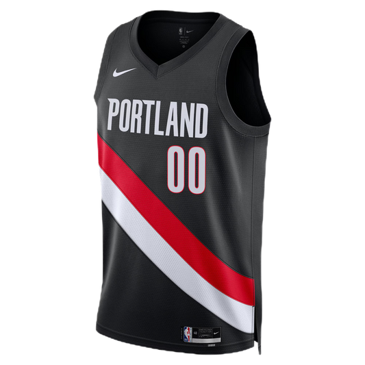 Personalized Portland Trail Blazers Black Icon Jersey