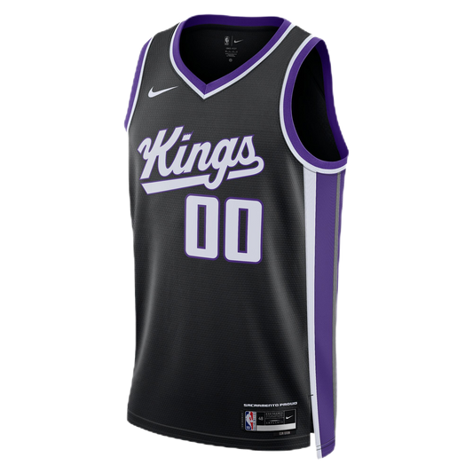 Personalized Sacramento Kings Black Icon Jersey